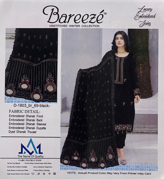 Bareeze – Luxury Embroidered Dhanak Series (D-1803-4 BR-69)