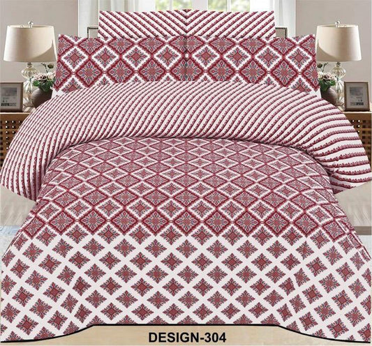 Ideas – Maroon Tribal Diamond Bedsheet– Design 304
