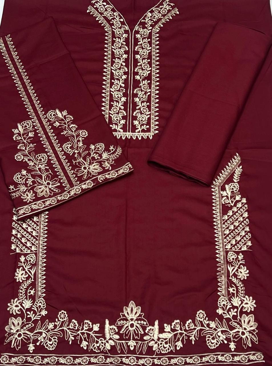 IZEL Dhanak Embroidered 2-Piece Suit